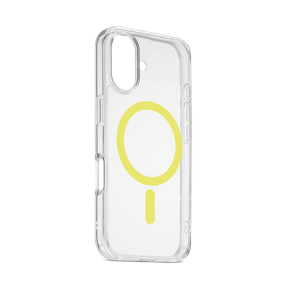 Funda Frozen MagSafe para iPhone 16 lima/transparente de Rossellimac