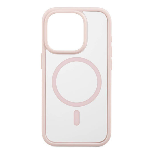 Funda Jump ultra-protectora MagSafe para iPhone 16 Pro Max rosa/transparente de Rossellimac