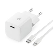 Cargador de pared Carga Rápida 25W USB-C + Cable USB-C a Lightning  | Rossellimac