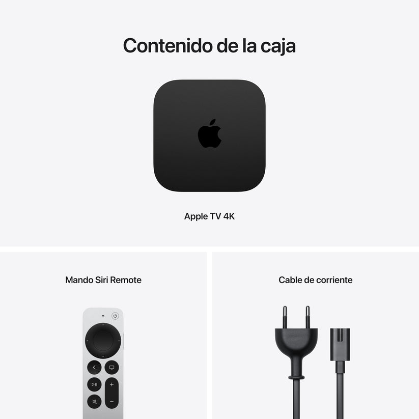 Apple TV 4K (Wi‑Fi + Ethernet) con 128 GB - Rossellimac