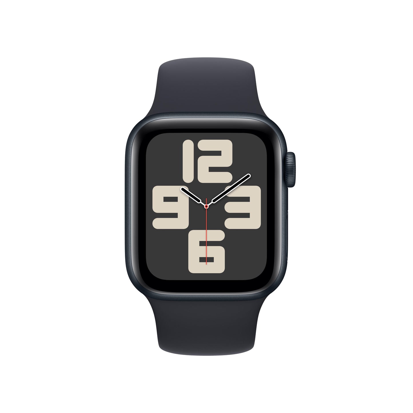 Apple Watch SE (GPS) - Caja de aluminio en color medianoche de 40 mm - Correa deportiva color medianoche - Talla S/M