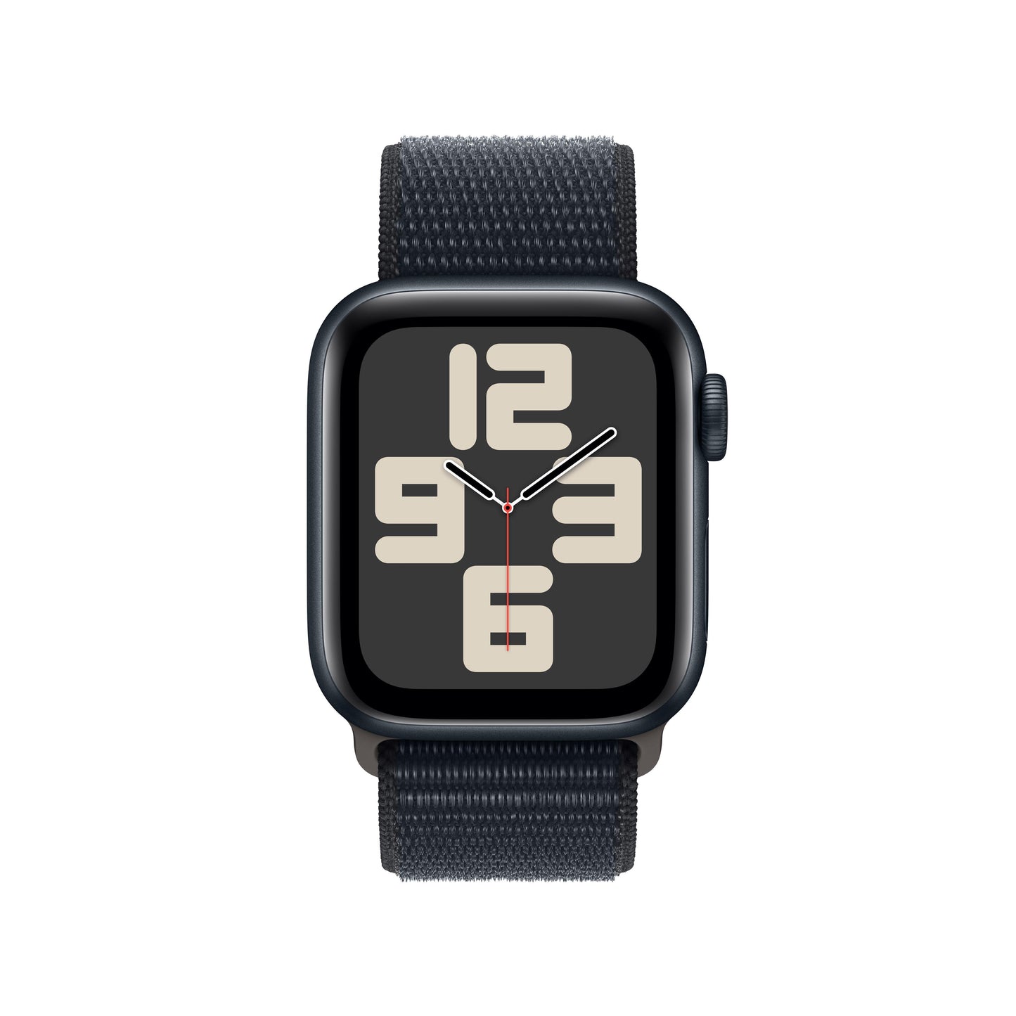 Apple Watch SE (GPS) - Caja de aluminio en color medianoche de 40 mm - Correa Loop deportiva color medianoche