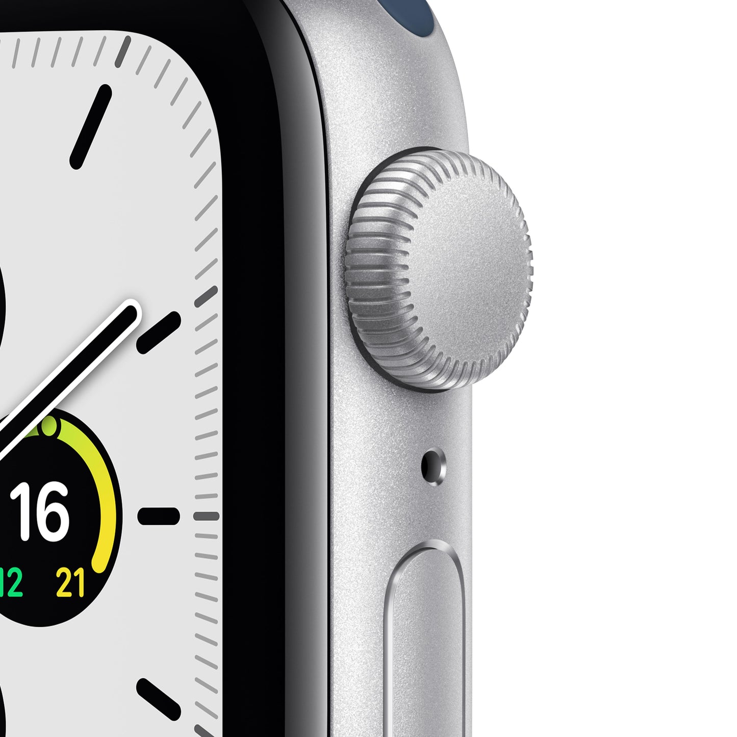 Apple Watch SE (GPS) - Caja de aluminio en plata de 40 mm - Correa deportiva en color abismo - Talla única
