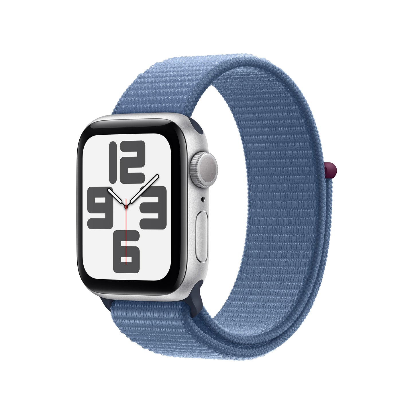Apple Watch SE (GPS) - Caja de aluminio en plata de 40 mm - Correa Loop deportiva azul invierno