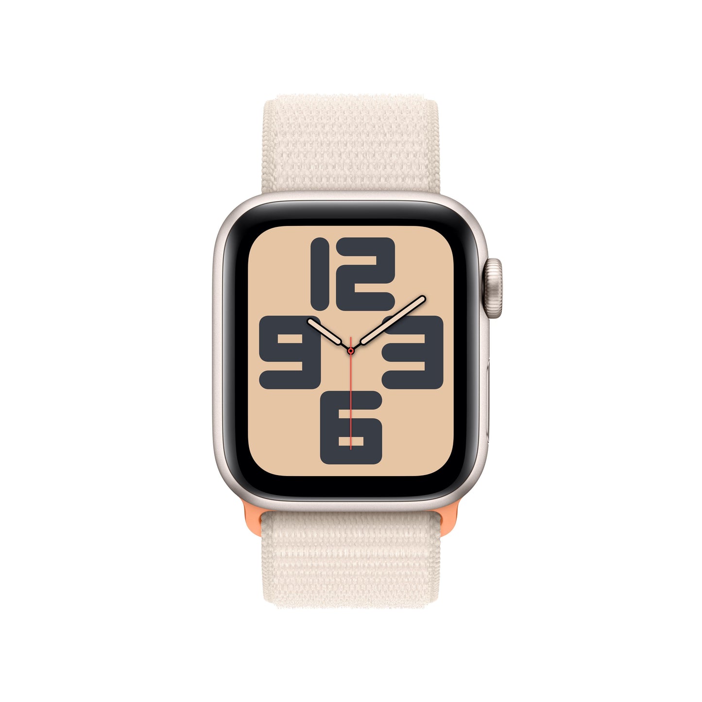 Apple Watch SE (GPS) - Caja de aluminio en blanco estrella de 40 mm - Correa Loop deportiva blanco estrella