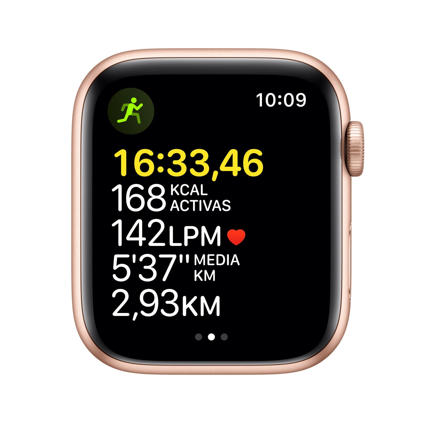 Apple Watch SE (GPS) - Caja de aluminio en oro de 44 mm - Correa deportiva blanco estrella - Talla única - Rossellimac