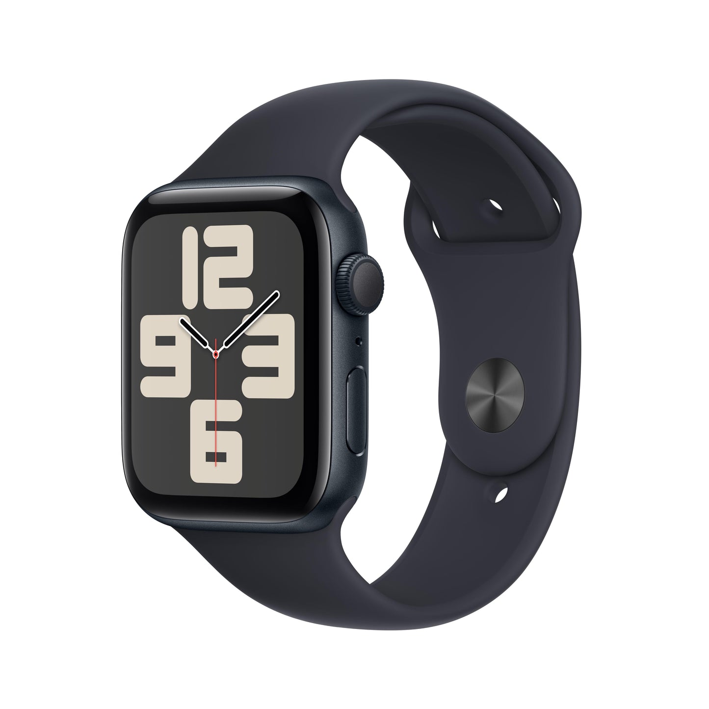 Apple Watch SE (GPS) - Caja de aluminio en color medianoche de 44 mm - Correa deportiva color medianoche - Talla M/L - Rossellimac