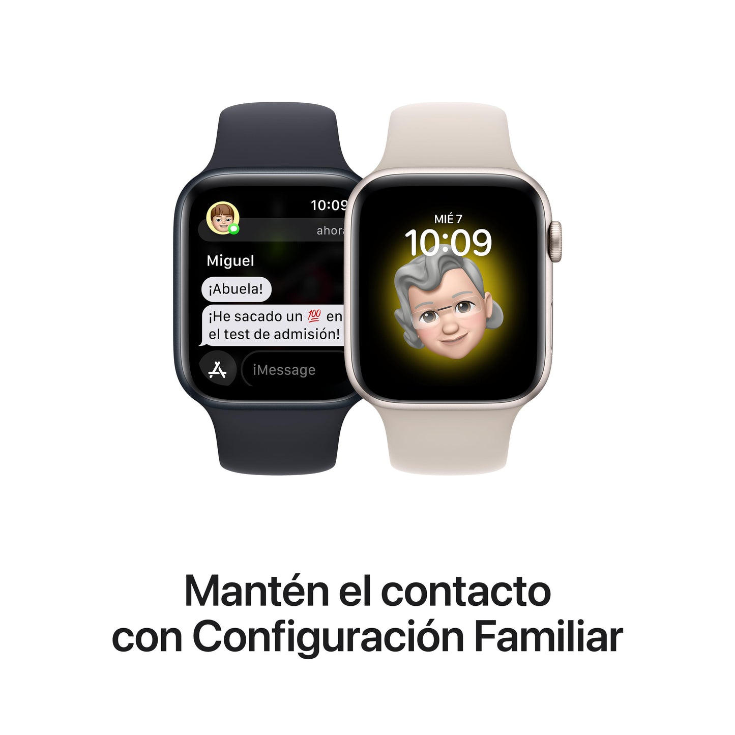 Apple Watch SE (GPS) - Caja de aluminio en color medianoche de 44 mm - Correa deportiva en color medianoche - Talla única - Rossellimac