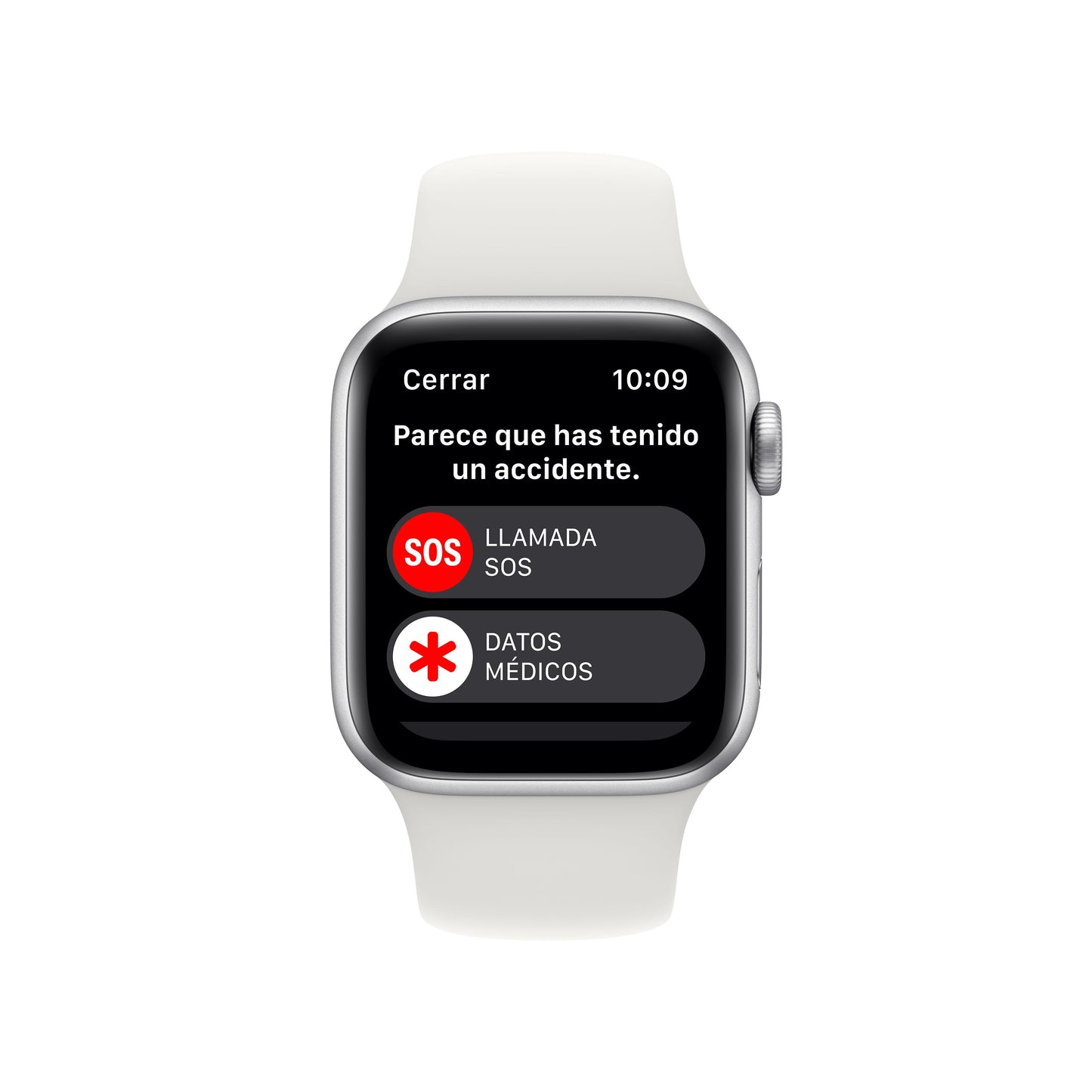 Apple Watch SE (GPS + Cellular) - Caja de aluminio en plata de 40 mm - Correa deportiva blanca - Talla única - Rossellimac