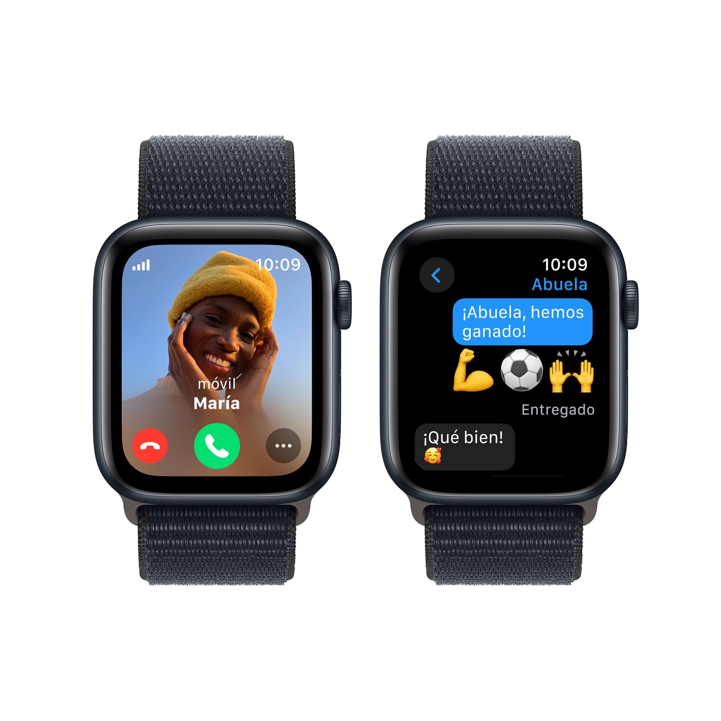Apple Watch SE (GPS + Cellular) - Caja de aluminio en color medianoche de 44 mm - Correa Loop deportiva color medianoche