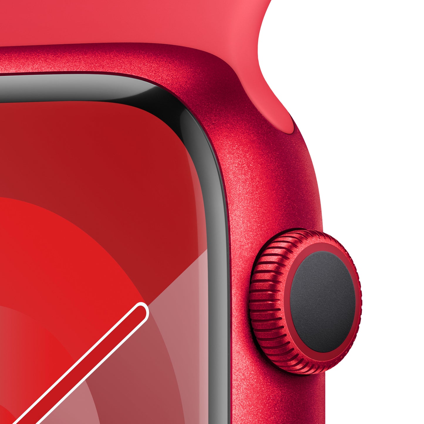Apple Watch Series 9 (GPS) - Caja de aluminio (PRODUCT)RED de 45 mm - Correa deportiva (PRODUCT)RED - Talla M/L
