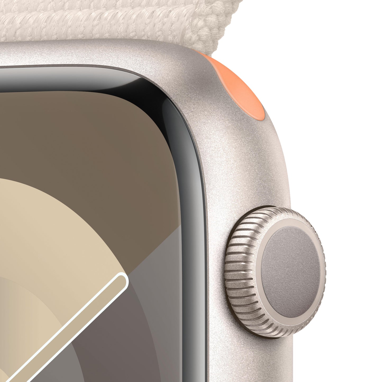 Apple Watch Series 9 (GPS) - Caja de aluminio en blanco estrella de 45 mm - Correa Loop deportiva blanco estrella