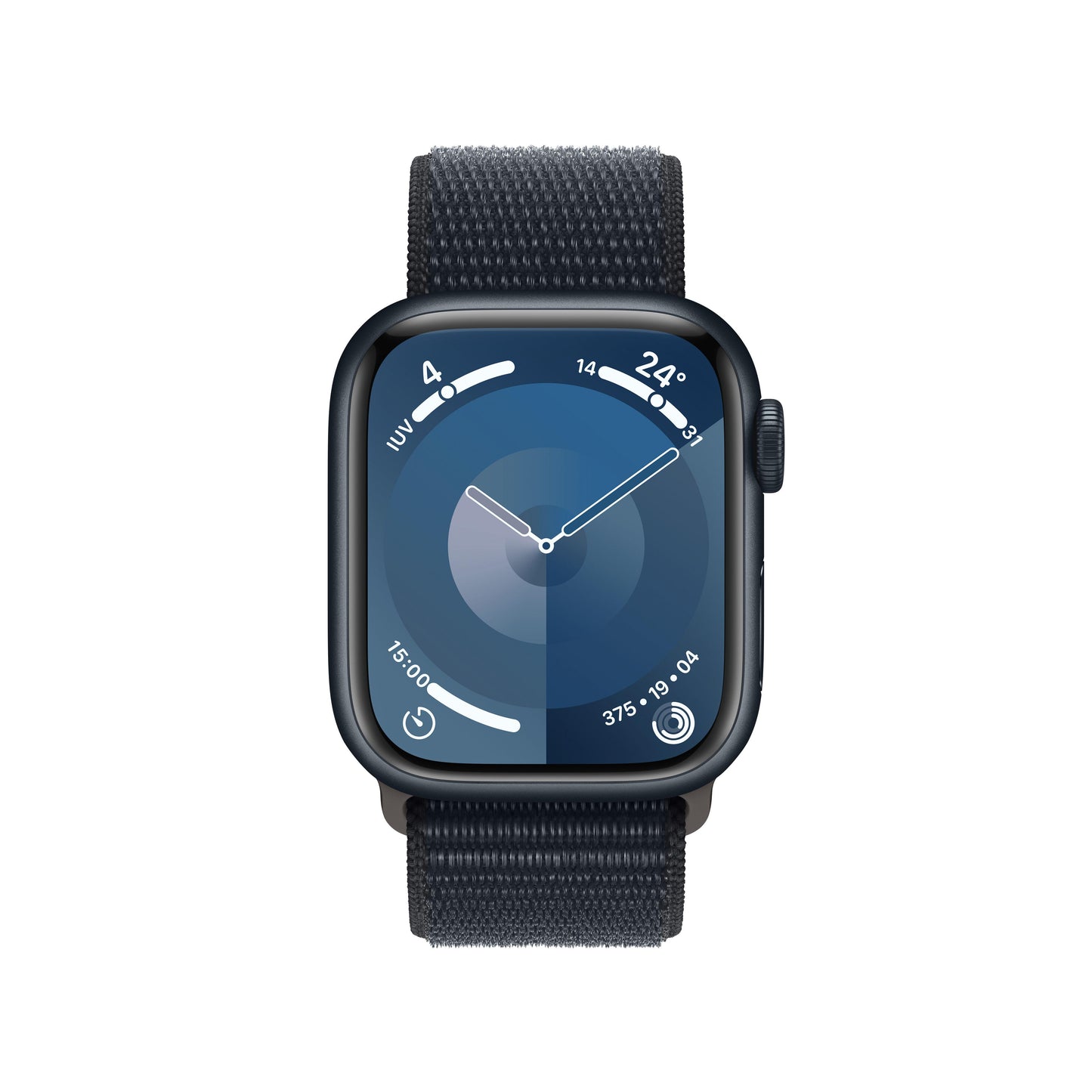 Apple Watch Series 9 (GPS + Cellular) - Caja de aluminio en color medianoche de 41 mm - Correa Loop deportiva color medianoche