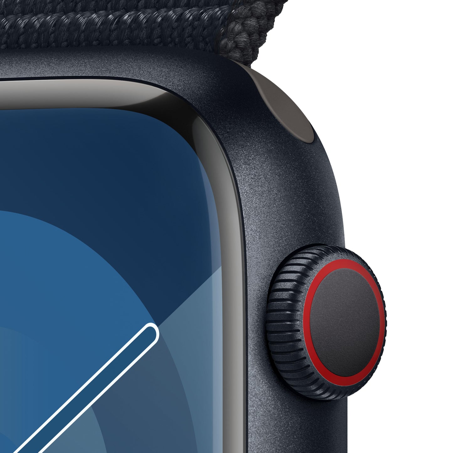 Apple Watch Series 9 (GPS + Cellular) - Caja de aluminio en color medianoche de 45 mm - Correa Loop deportiva color medianoche