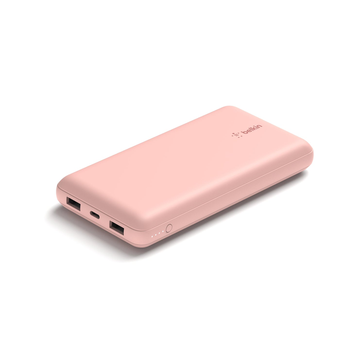 Batería externa 20K USB-A y USB-C de 15w de Belkin Oro rosa - Rossellimac