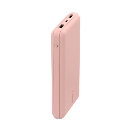 Batería externa 20K USB-A y USB-C de 15w de Belkin Oro rosa - Rossellimac