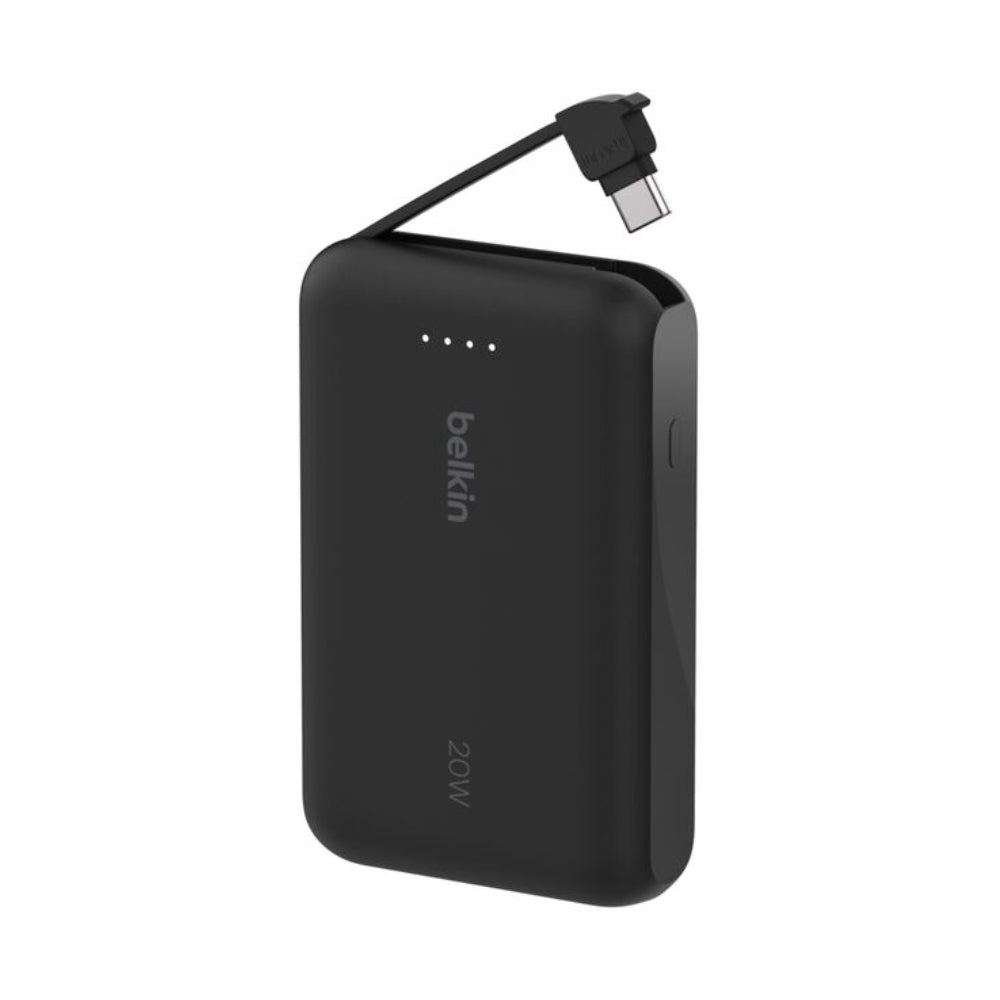 Batería externa 10K BoostCharge cable integrado USB-C de 20w | Belkin
