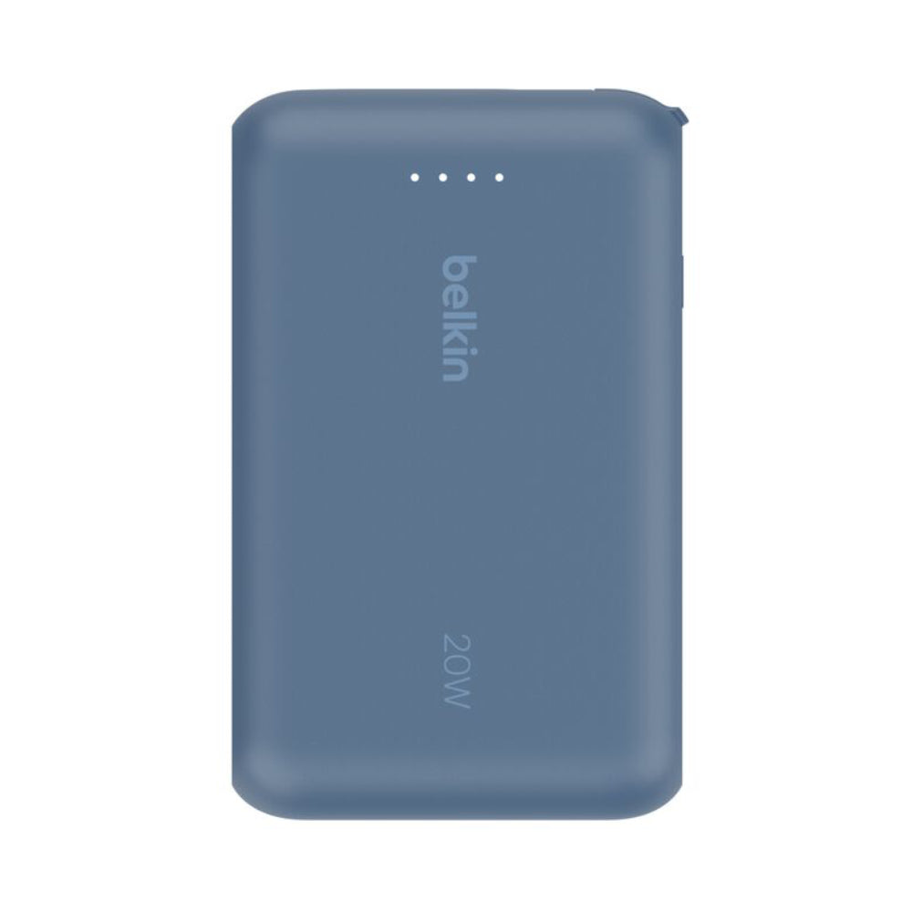 Batería externa 10K BoostCharge cable integrado USB-C de 20w Azul | Belkin