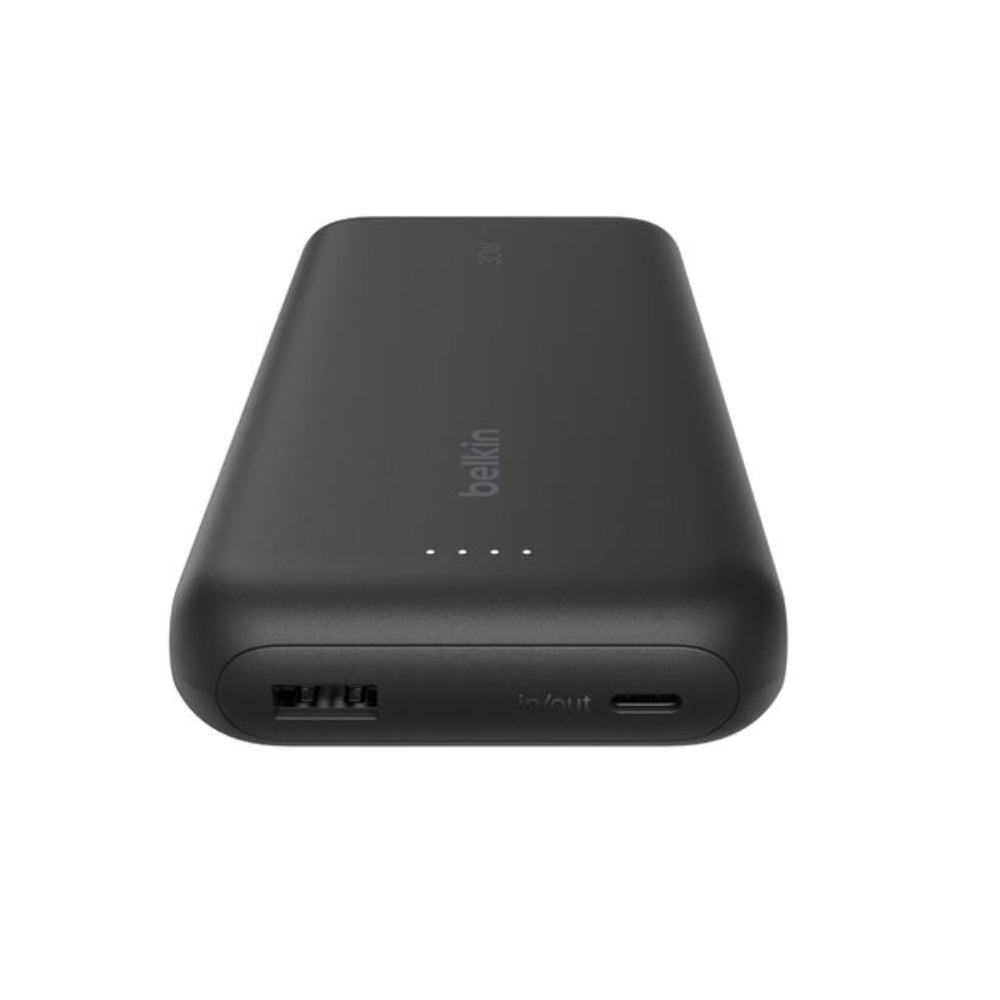 Batería externa 20K BoostCharge cable integrado USB-C de 30w Negro | Belkin