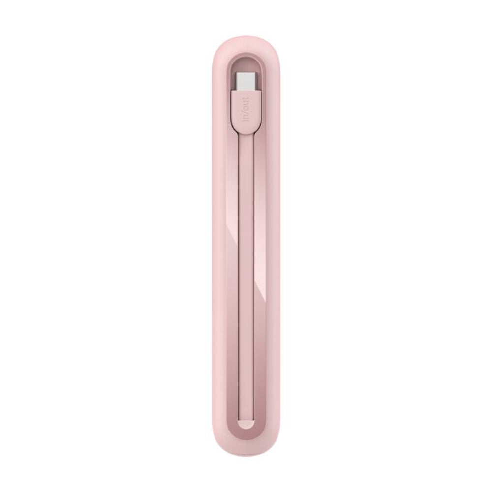 Batería externa 20K BoostCharge cable integrado USB-C de 30w Rosa | Belkin