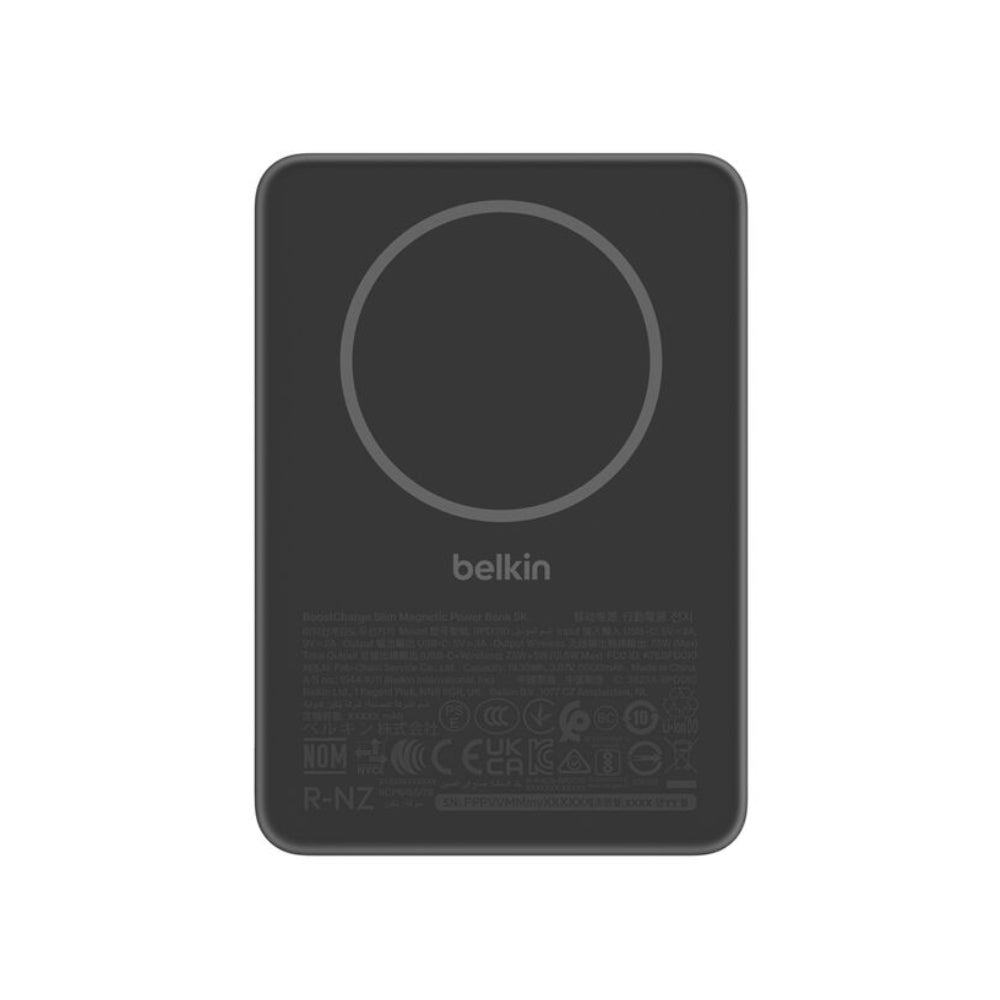 Batería externa magnética 5000 mAh BoostCharge Negro | Belkin