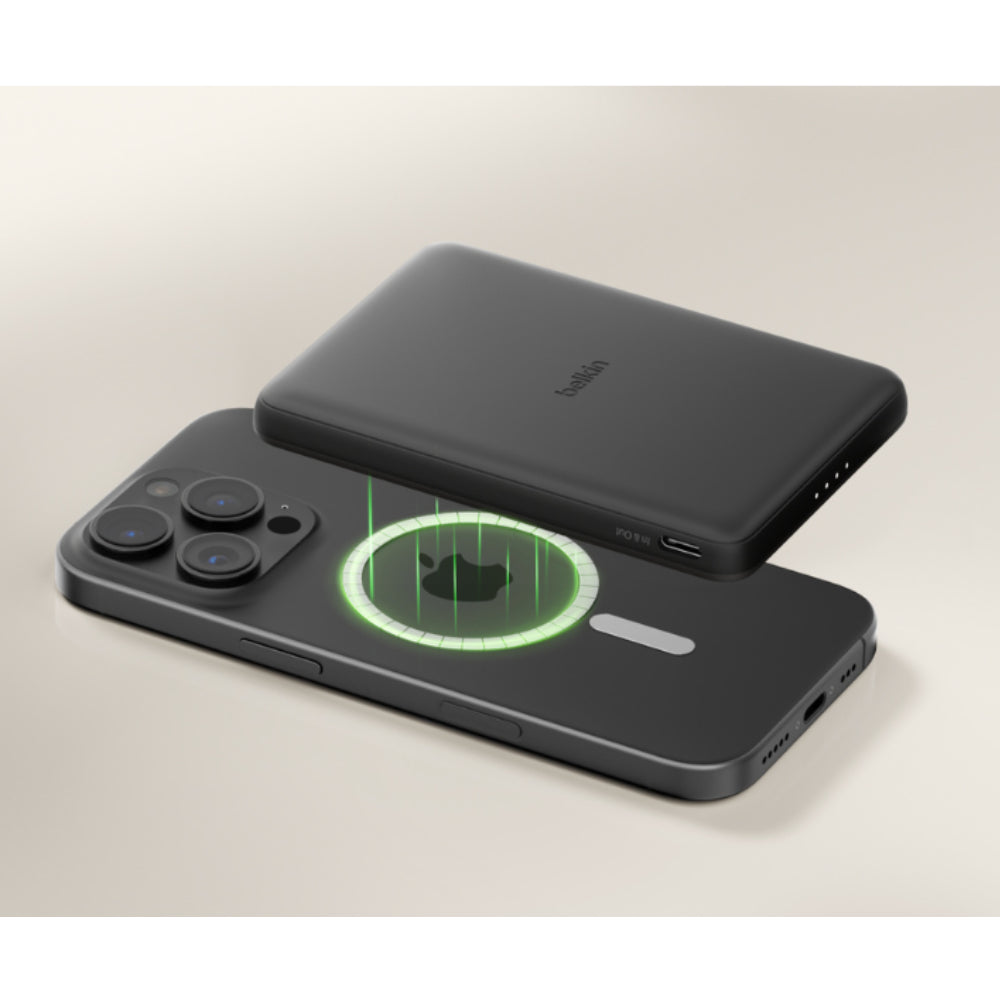 Batería externa magnética 5000 mAh BoostCharge Blanco | Belkin