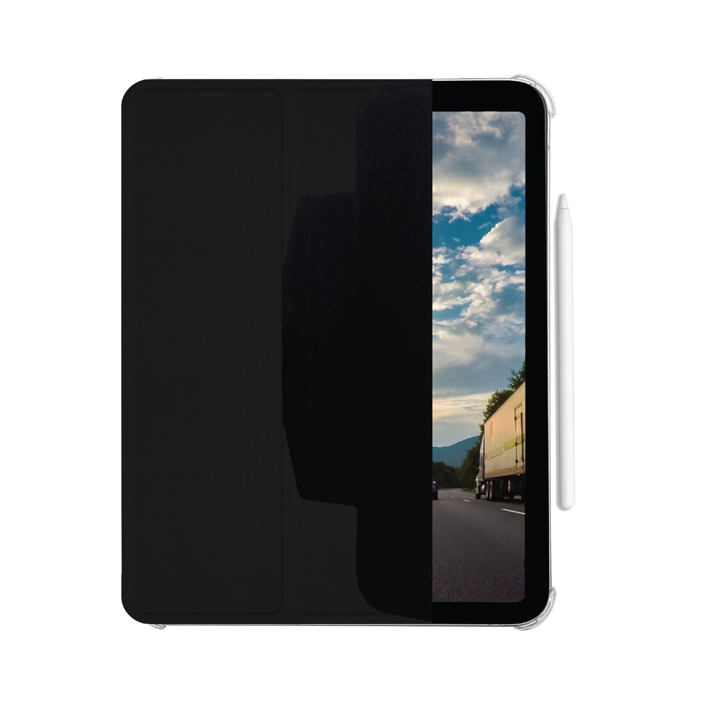 Funda-libro con soporte para iPad Pro 12,9" 2022 Negro - Rossellimac