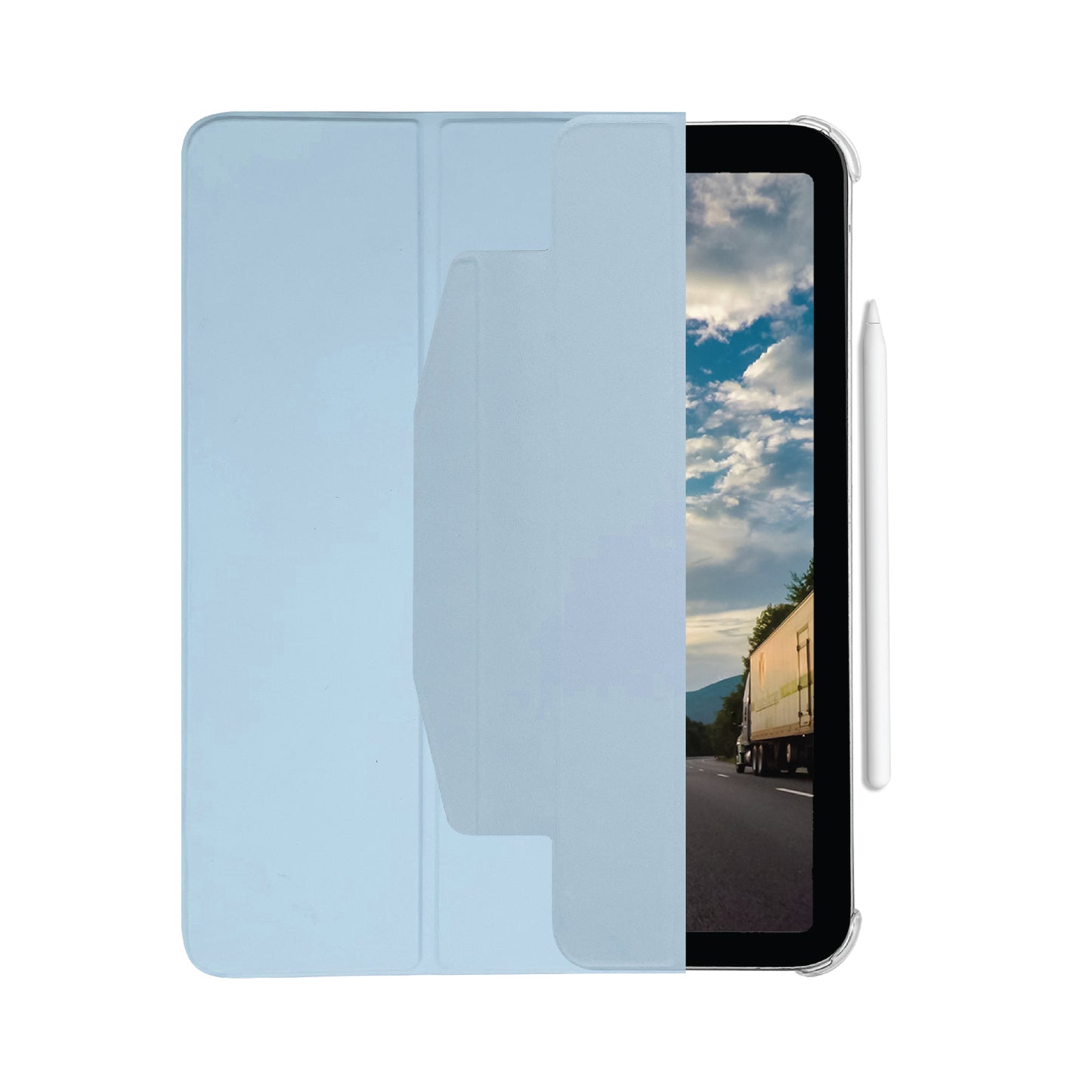 Funda-libro multiposición para iPad Air 5ª Gen y Pro 11" 3ª Gen de Macally 2022 Azul - Rossellimac