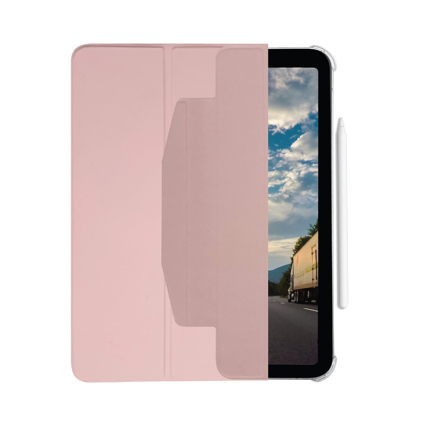 Funda-libro multiposición para iPad Air 5ª Gen y Pro 11" 3ª Gen de Macally 2022 Rosa - Rossellimac