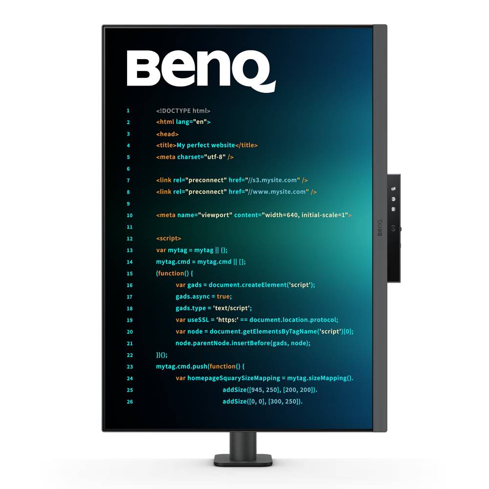BenQ Monitor RD280UA 28" 4K iluminación MoonHalo para programar