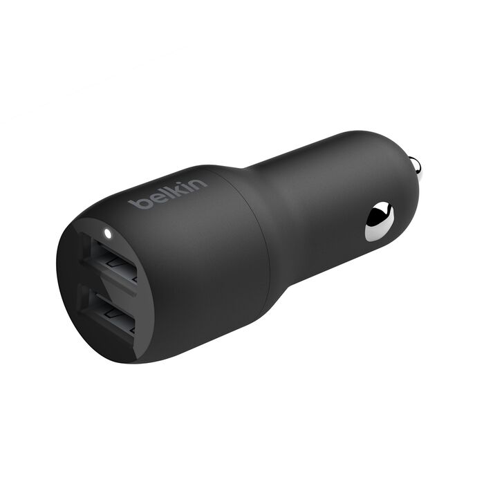 Cargador coche doble USB-A + Cable Lightning BoostCharge | Belkin