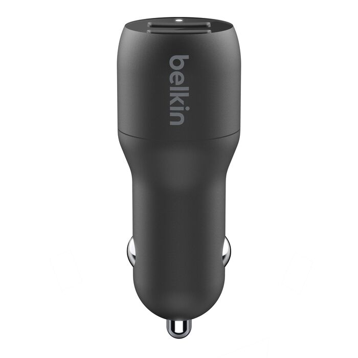 Cargador coche doble USB-A + Cable Lightning BoostCharge | Belkin