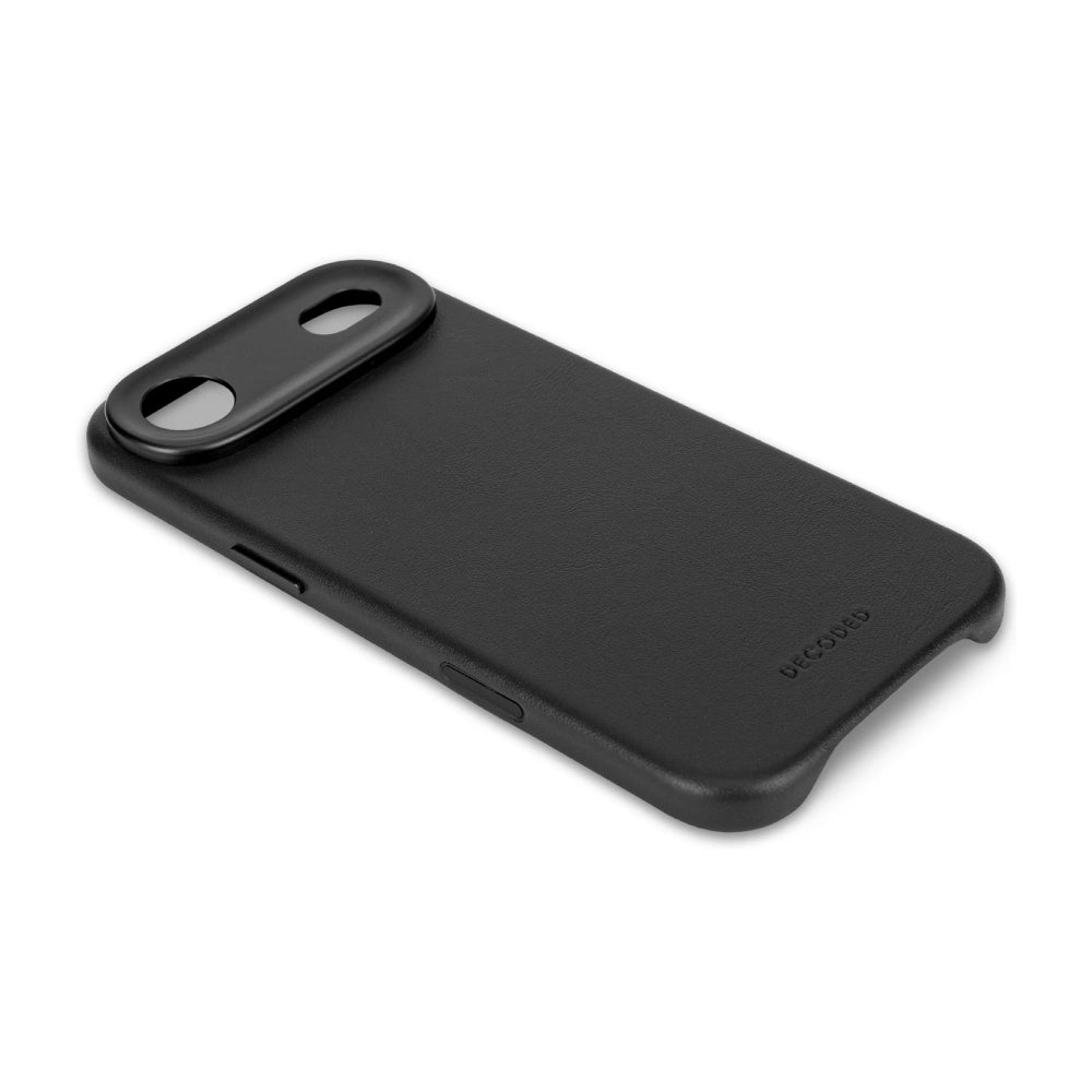Funda Piel Negra iPhone Air | Decoded
