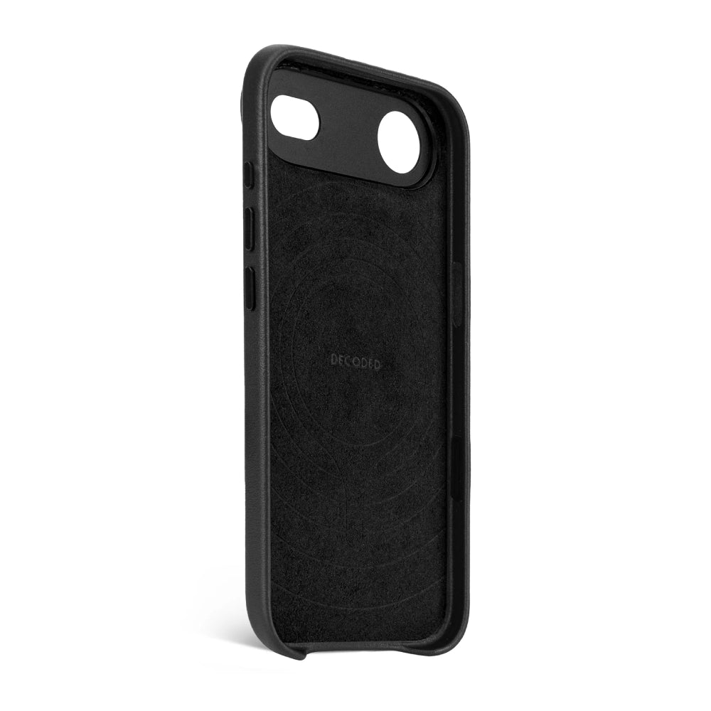 Funda Piel Negra iPhone Air | Decoded