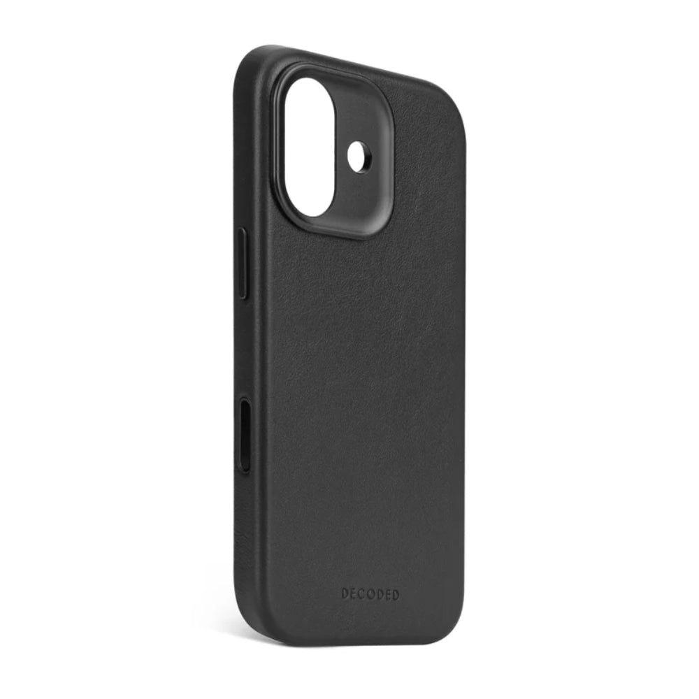 Funda Piel Negra iPhone 17 | Decoded