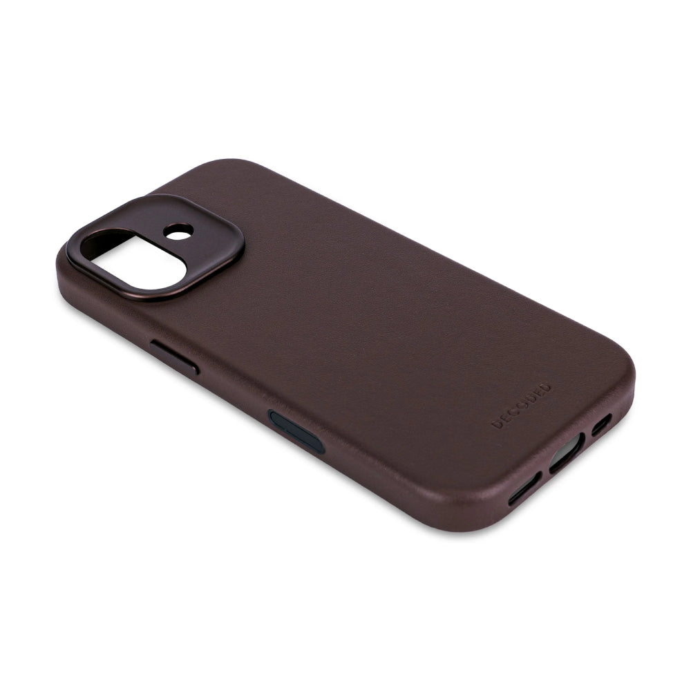 Funda Piel Marrón iPhone 17 | Decoded