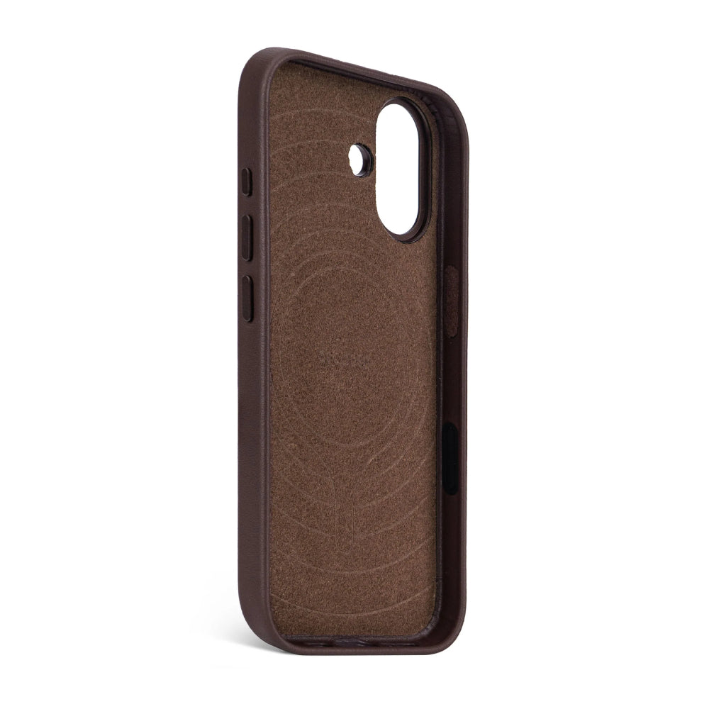 Funda Piel Marrón iPhone 17 | Decoded