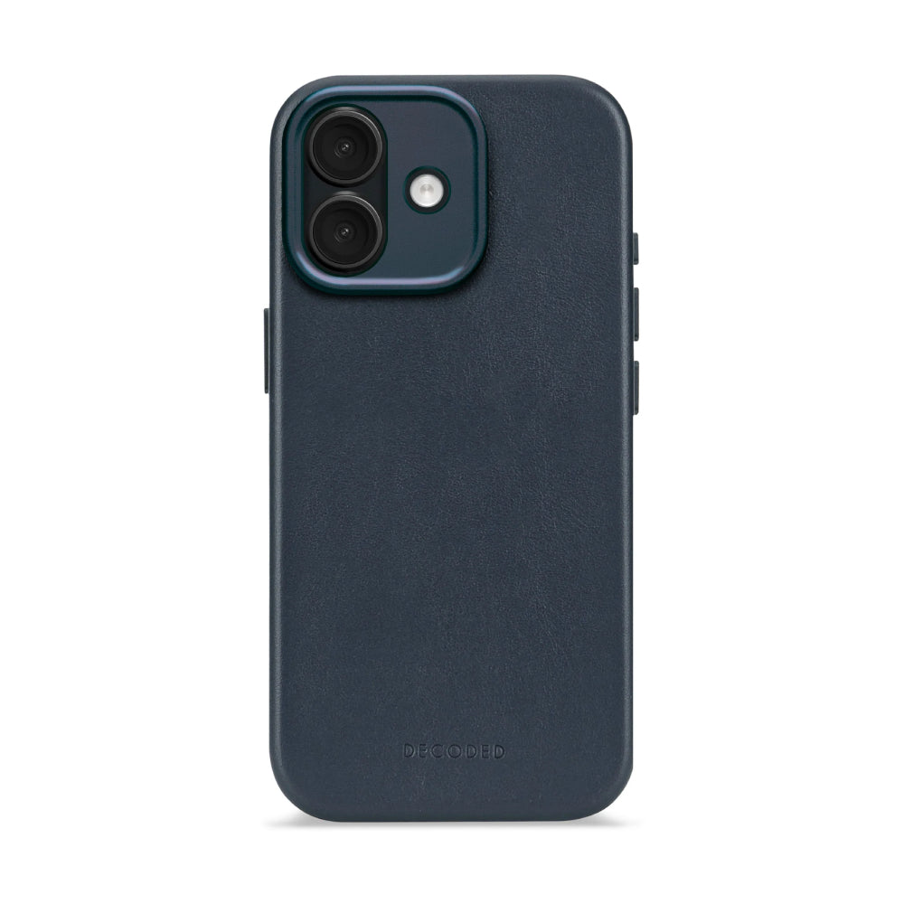 Funda Piel Azul iPhone 17 | Decoded