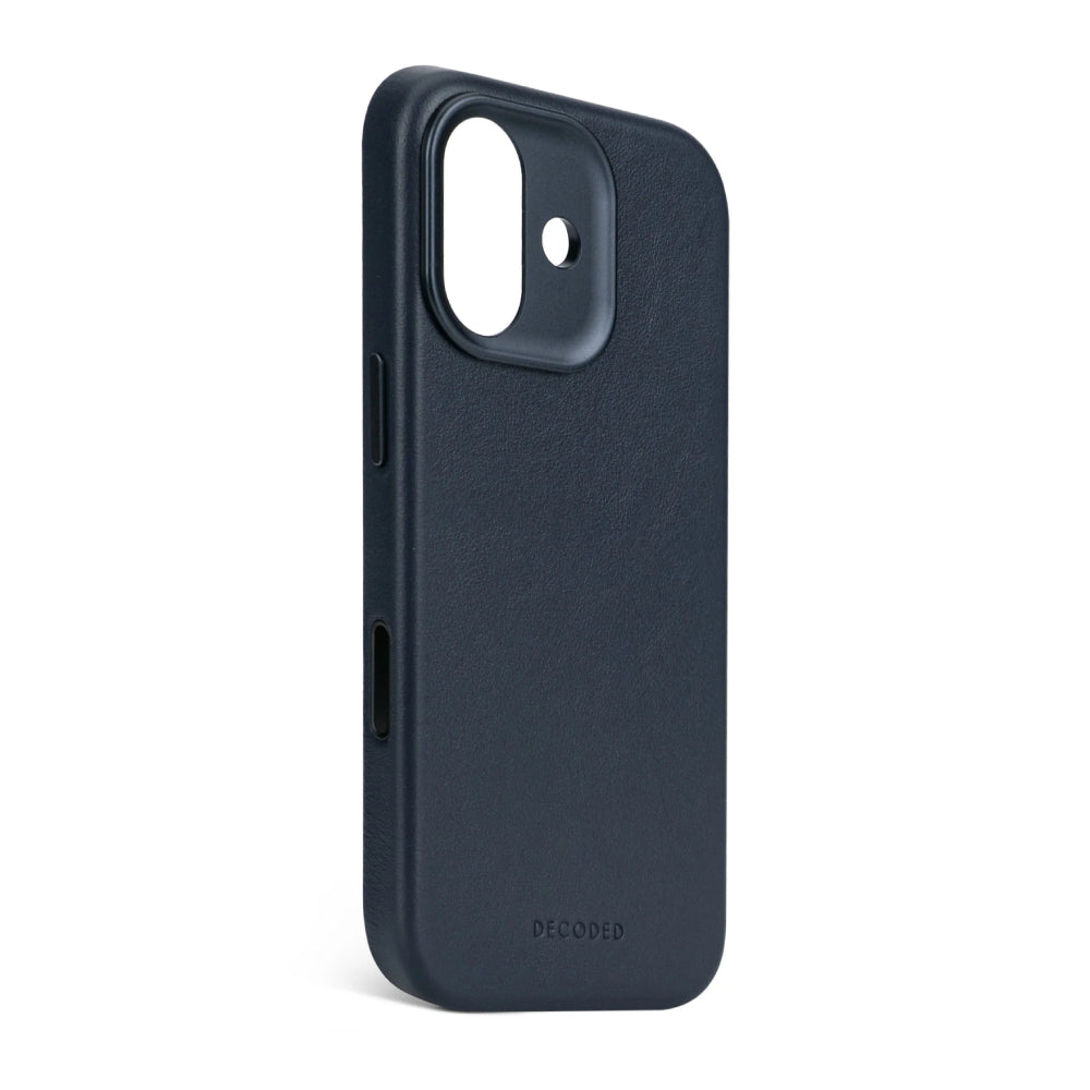 Funda Piel Azul iPhone 17 | Decoded