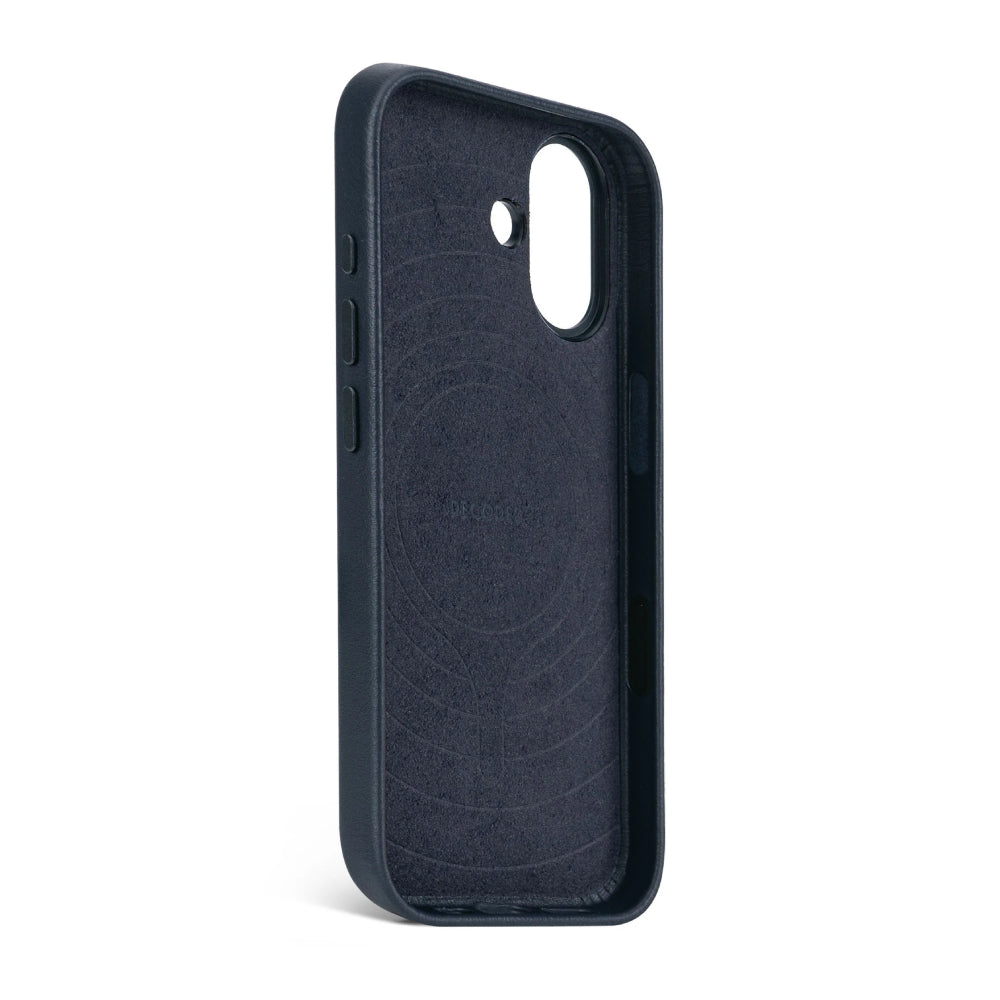 Funda Piel Azul iPhone 17 | Decoded