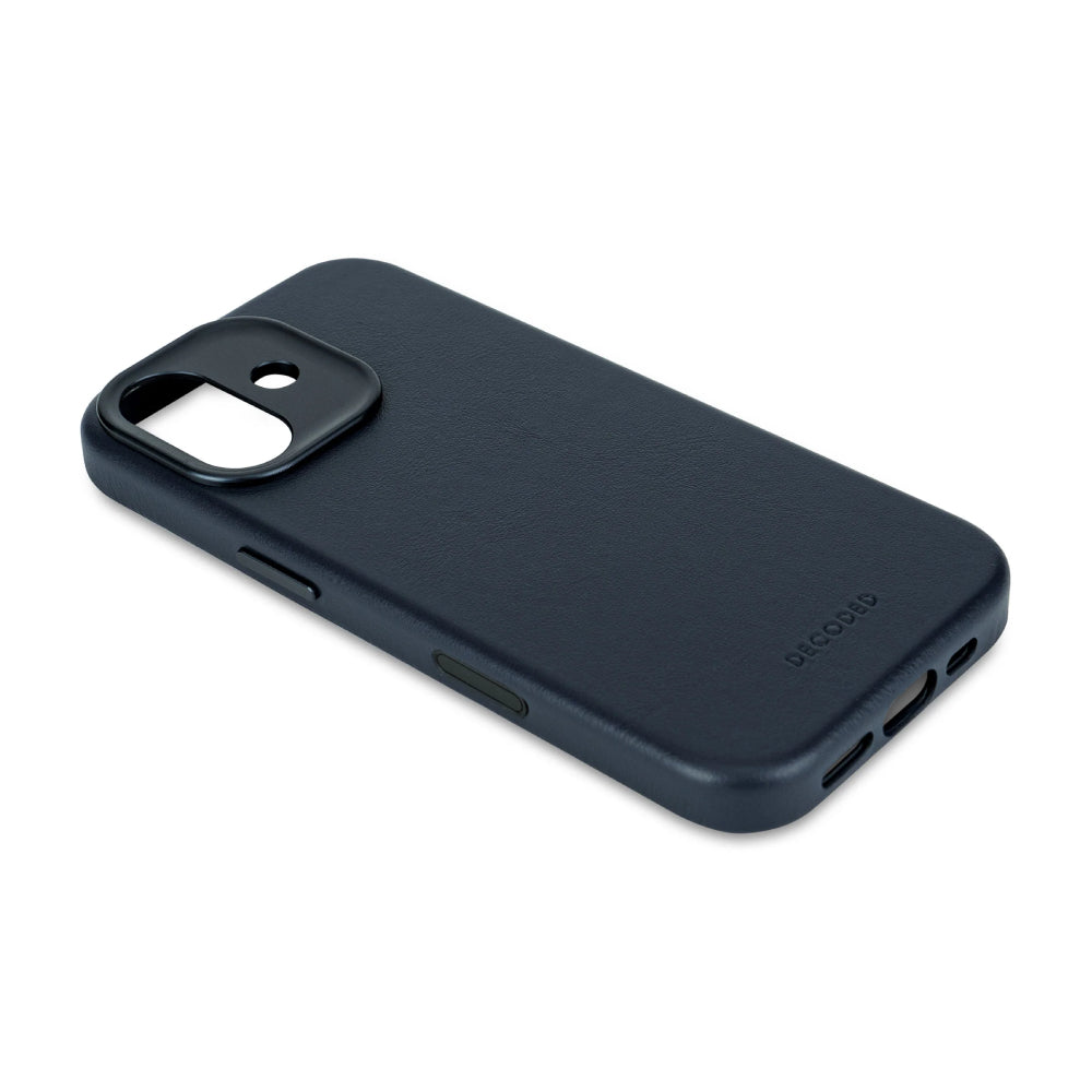Funda Piel Azul iPhone 17 | Decoded