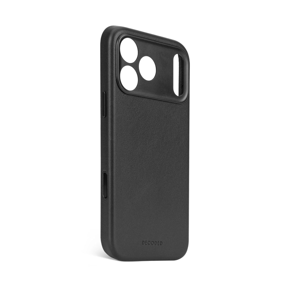 Funda Piel Negra iPhone 17 Pro | Decoded