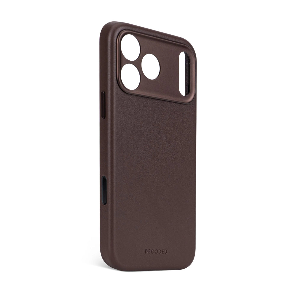 Funda Piel Marrón iPhone 17 Pro | Decoded