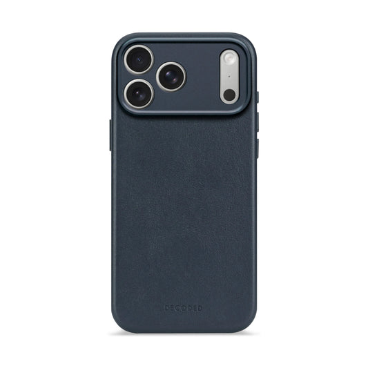 Funda Piel Azul iPhone 17 Pro | Decoded