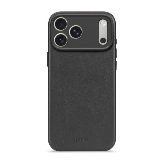 Funda Piel Negra iPhone 17 Pro Max | Decoded