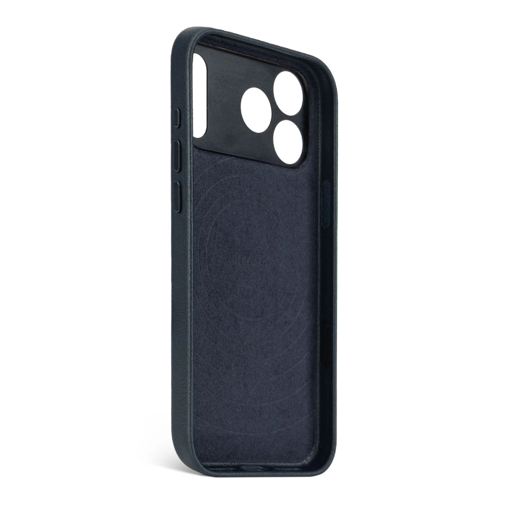 Funda Piel Azul iPhone 17 Pro Max | Decoded