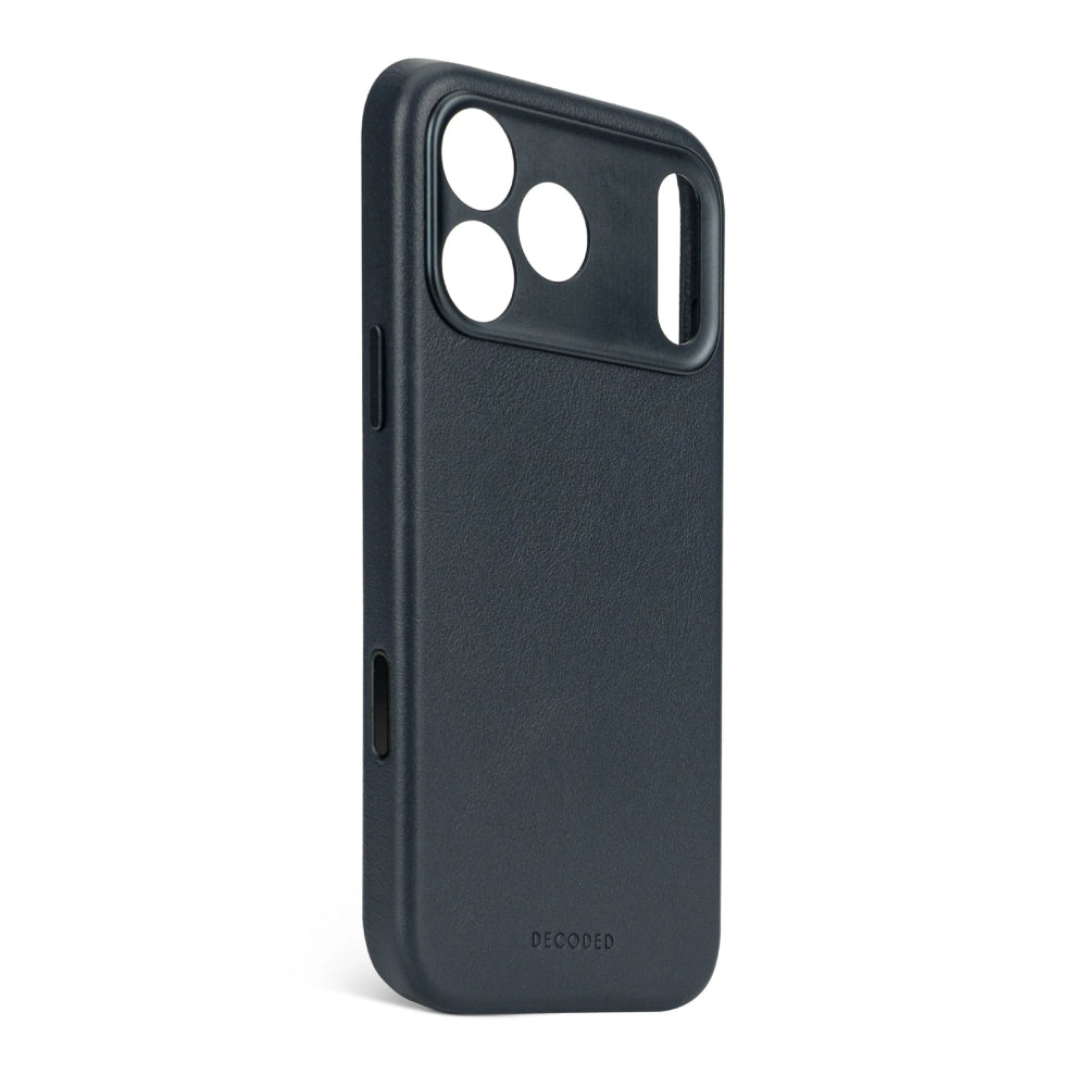 Funda Piel Azul iPhone 17 Pro Max | Decoded