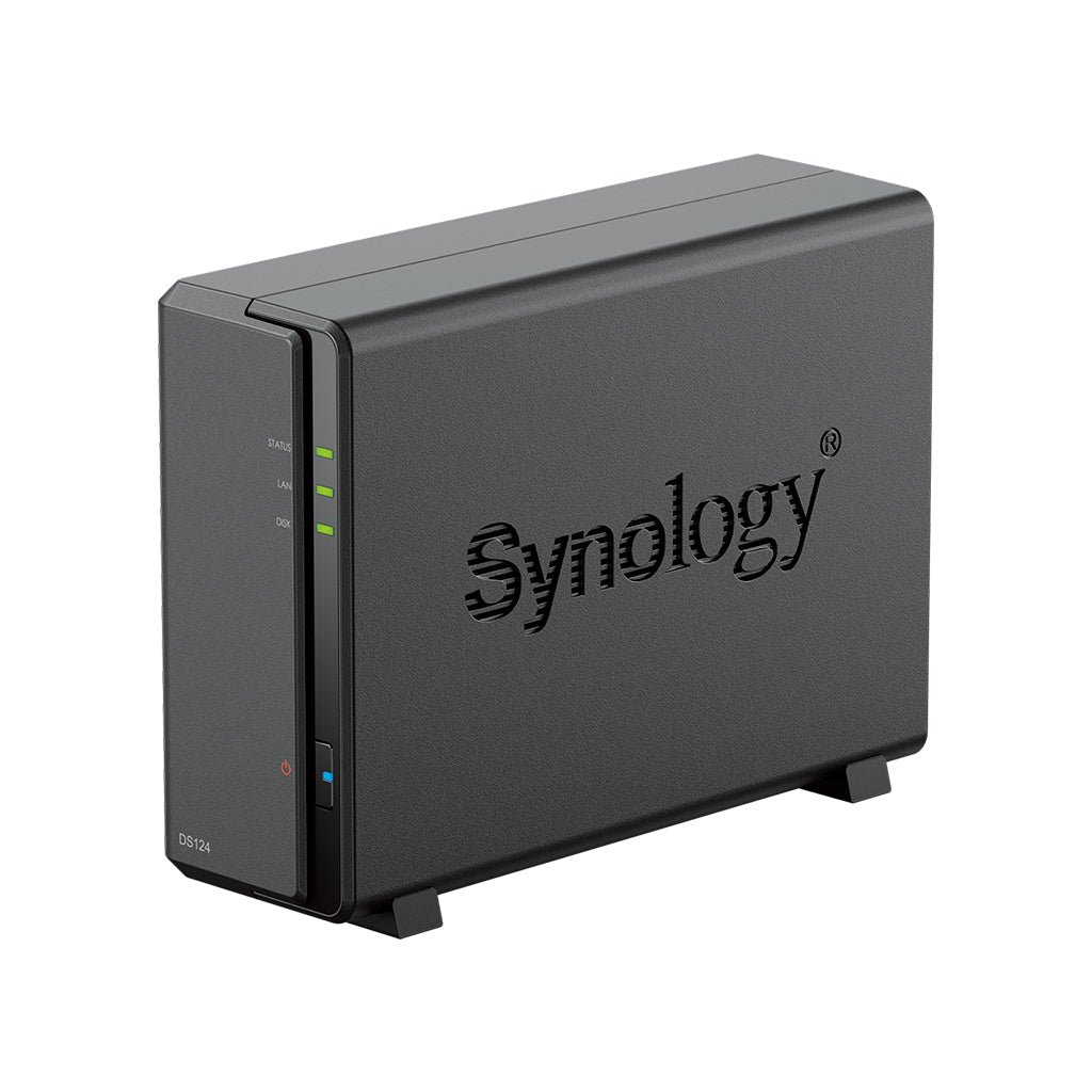Servidor NAS DiskStation DS124 16GB RAM 1 bahía 3.5"/2.5" | Synology