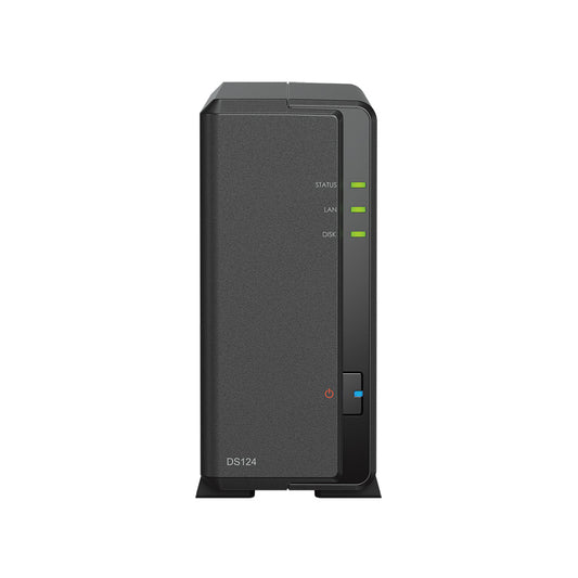 Servidor NAS DiskStation DS124 16GB RAM 1 bahía 3.5"/2.5" | Synology