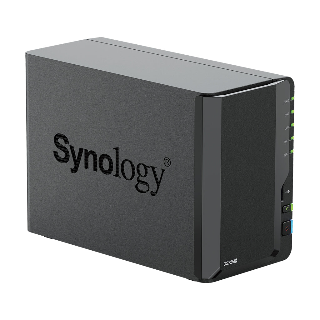 Servidor NAS DiskStation DS225+ 2GB RAM 2 bahías 3.5"/2.5" | Synology